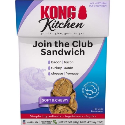 KONG Kitchen Join the Club Sandwich Dog Treat - 7 oz