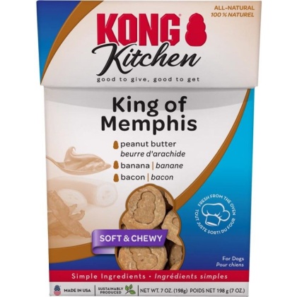 KONG Kitchen King of Memphis Dog Treat - 7 oz