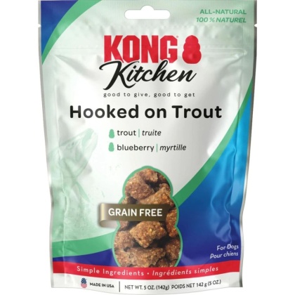 KONG Kitchen Hooked on Trout Dog Treat - 5 oz