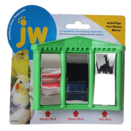 JW Insight Fun House Mirror Bird Toy - Fun House Mirror Bird Toy