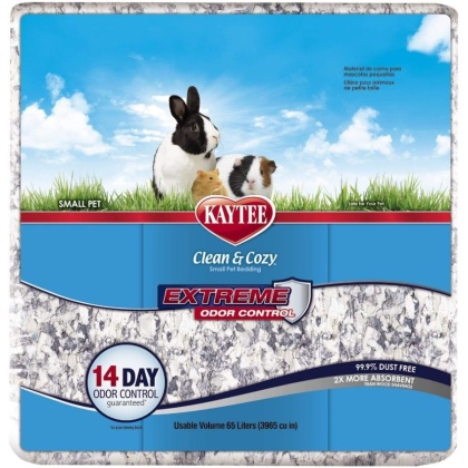 Kaytee Clean & Cozy Extreme Odor Control Small Pet Bedding - 65 Liters (3965 Cu. In.)