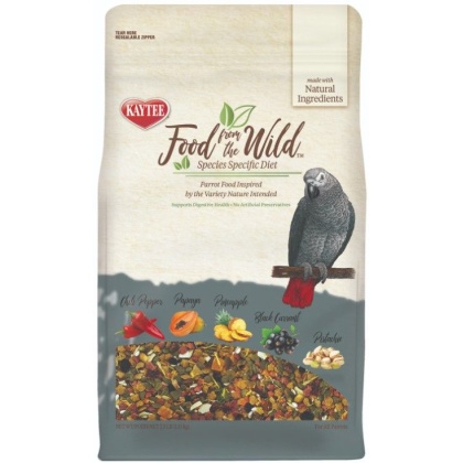 Kaytee Food From The Wild Parrot Food For Digestive Health  - 2.5 lbs