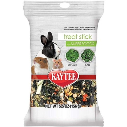 Kaytee Superfoods Small Animal Treat Stick - Spinach & Kale - 5.5 oz