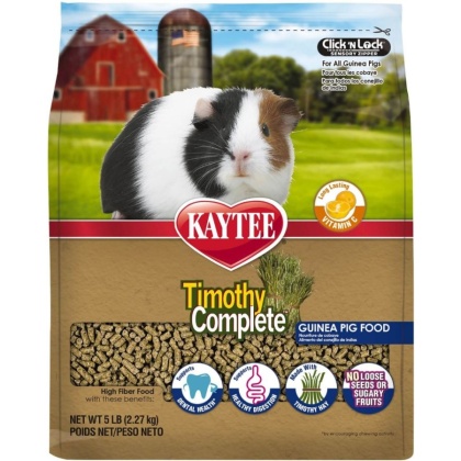 Kaytee Timothy Complete Guinea Pig Food - 5 lbs
