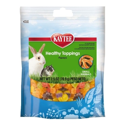 Kaytee Fiesta Healthy Toppings Papaya - Small Animals - 2.5 oz