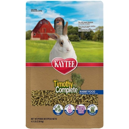 Kaytee Timothy Complete Rabbit Food - 4.5 lbs