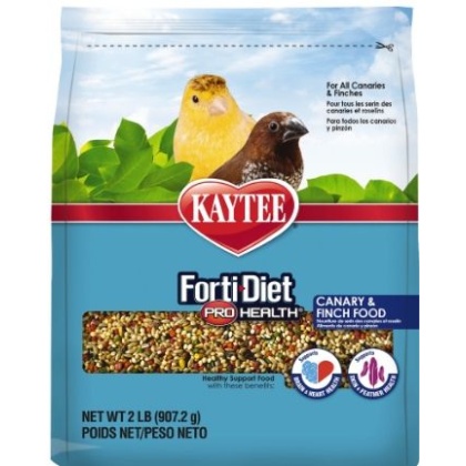 Kaytee Forti Diet Pro Health Canary & Finch Food - 2 lbs