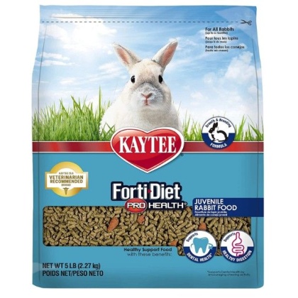 Kaytee Forti-Diet Pro Health Juvenile Rabbit Food - 5 lbs