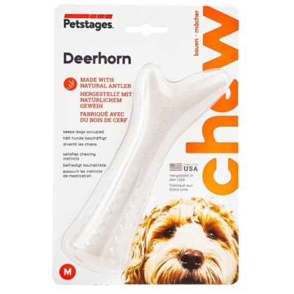 Petstages Deerhorn Natural Antler Chew for Dogs - Medium 1 count