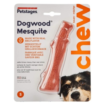 Petstages Dogwood Mesquite BBQ Chew Stick for Dogs - Small 1 count