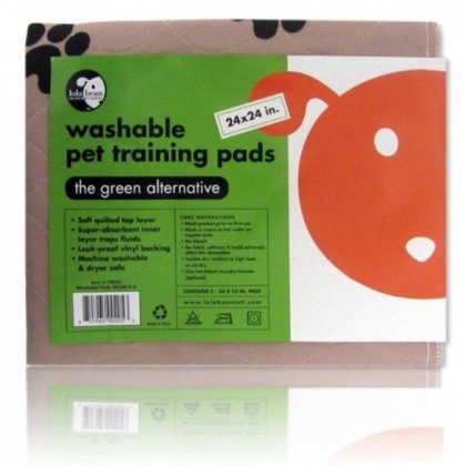 Lola Bean Washable Pet Training Pads - 24\