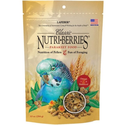 Lafeber Classic Nutri-Berries Parakeet Food - 10 oz