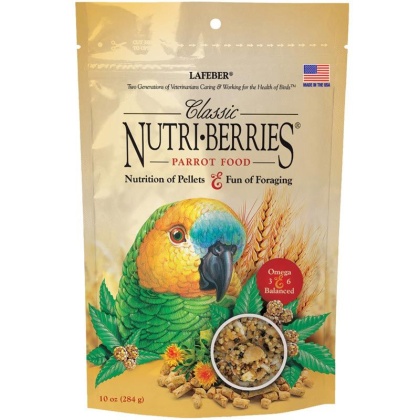 Lafeber Classic Nutri-Berries Parrot Food - 10 oz