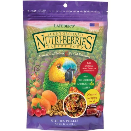 Lafeber Sunny Orchard Nutri-Berries Parrot Food - 10 oz