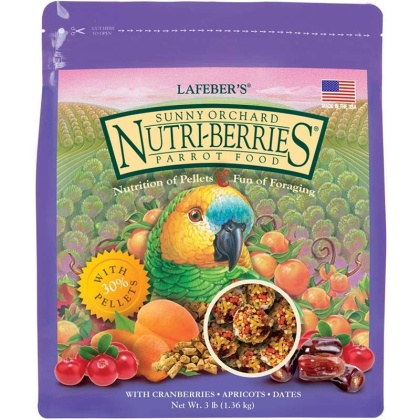 Lafeber Sunny Orchard Nutri-Berries Parrot Food - 3 lbs