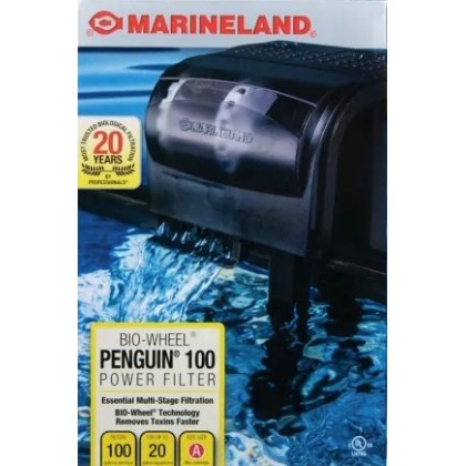 Marineland Penguin Bio Wheel Power Filter - Penguin 100B - 100GPH (20 Gallon Tank)