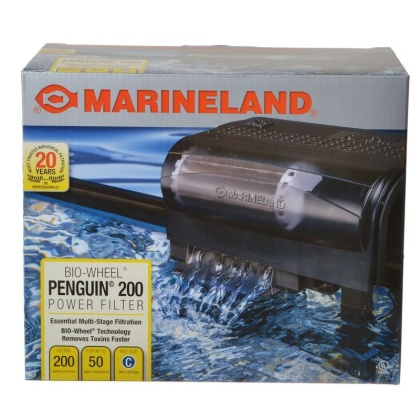 Marineland Penguin Bio Wheel Power Filter - Penguin 200B - 200GPH (50 Gallon Tank)