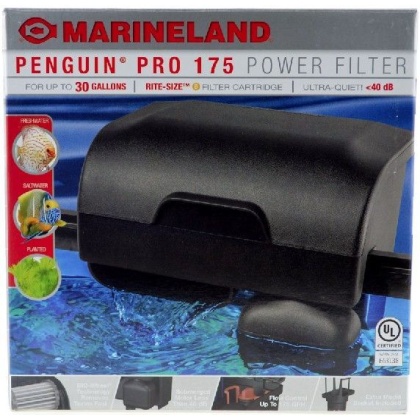 Marineland Penguin PRO Power Filter - 175 gph - 30 gallon tank