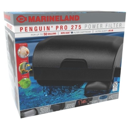 Marineland Penguin PRO Power Filter - 275 gph - 50 gallon tank