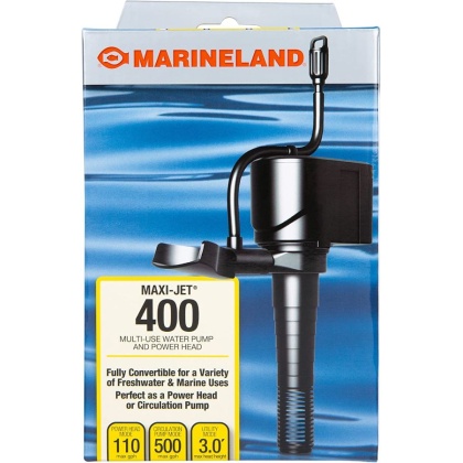 Marineland Maxi Jet Pro Water Pump & Powerhead - 400 Series - 3\' Max Head (110/500 GPH)