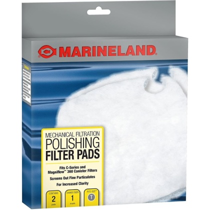 Marineland Polishing Filter Pads for C-Series Canister Filters - Fits C360 (2 Pack)