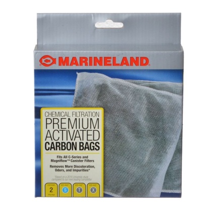 Marineland Premium Activated Carbon Bags - Fits all C-Series Canister Filters (2 Pack)