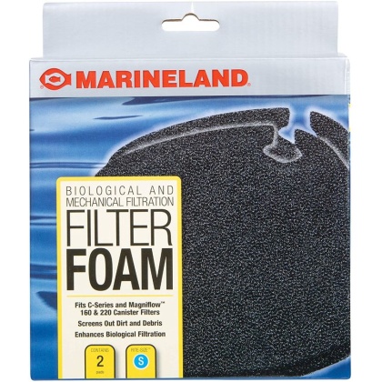 Marineland Rite-Size S Filter Foam - Fits C160 & C220 (2 Pack)