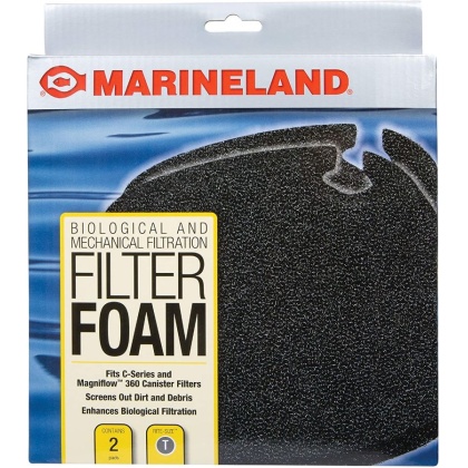Marineland Rite-Size T Filter Foam - Fits C360 (2 Pack)