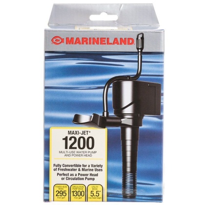 Marineland Maxi Jet Pro Water Pump & Powerhead - 1200 Series - 6\' Max Head (295/1,300 GPH)