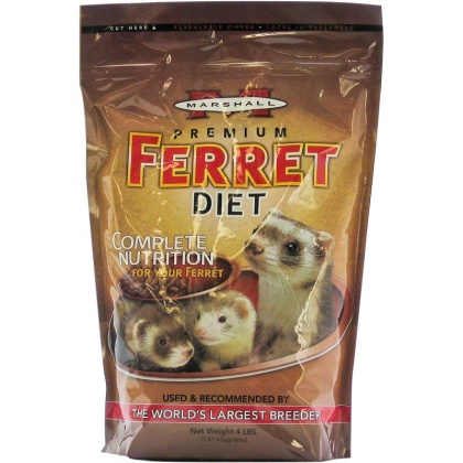 Marshall Premium Ferret Diet Bag - 4 lbs