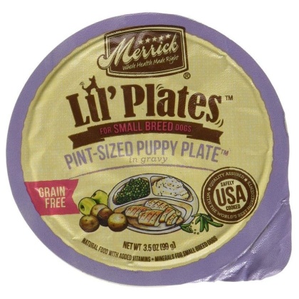 Merrick Lil Plates Grain Free Pint-Sized Puppy Plate - 3.5 oz