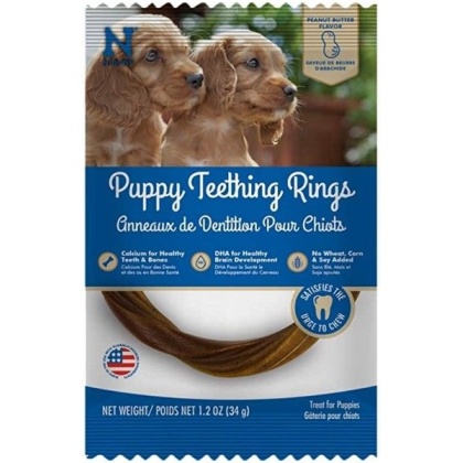 N-Bone Puppy Teething Rings Peanut Butter Flavor - 1 count