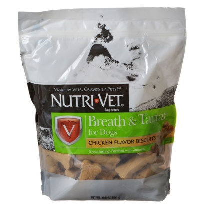 Nutri-Vet Breath & Tartar Biscuits - 19.5 oz