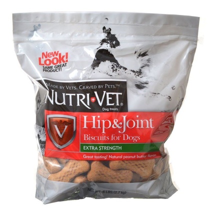 Nutri-Vet Hip & Joint Biscuits for Dogs - Extra Strength - 6 lbs