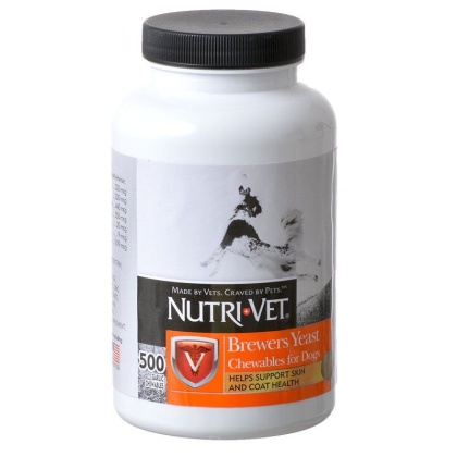 Nutri-Vet Brewers Yeast Flavored with Garlic - 500 Count