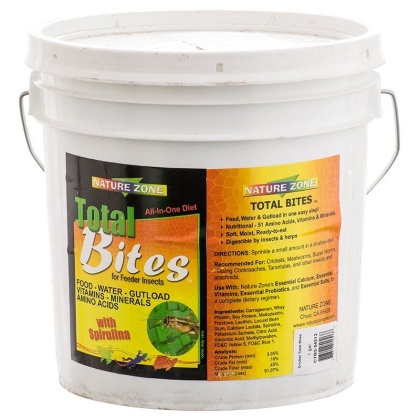 Nature Zone Total Bites for Feeder Insects - 1 Gallon (Solid)
