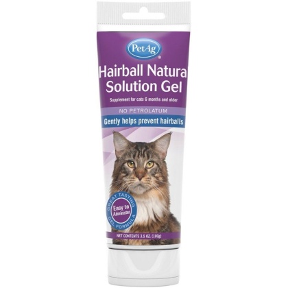 Pet Ag Hairball Natural Solution Gel for Cats - 3.5 oz