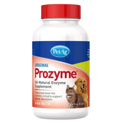 Pet Ag Prozyme All-Natural Enzyme Supplement for Dogs and Cats - 200 grams