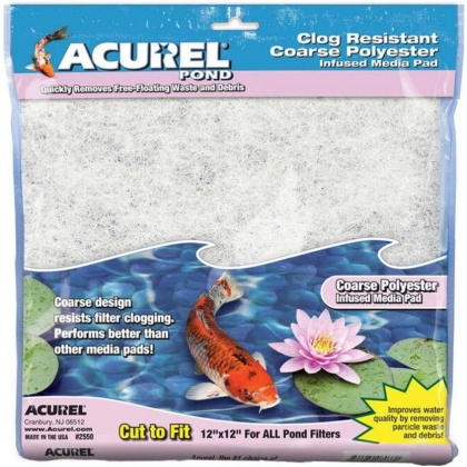 Acurel Coarse Polyester Media Pad - Pond - For 12\