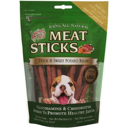 Loving Pets Meat Sticks Dog Treats - Duck & Sweet Potato - 6 oz
