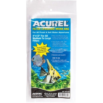 Acurel Filter Lifeguard Media Bag with Drawstring - 12