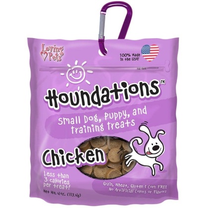 Loving Pets Houndations Training Treats - Chicken - 4 oz