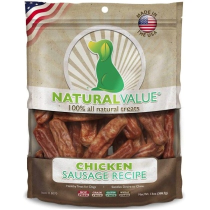 Loving Pets Natural Value Chicken Sausages - 14 oz