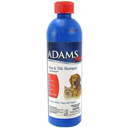 Adams Plus Flea & Tick Shampoo - 12 oz