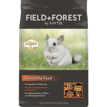 Kaytee Field and Forest Premium Chinchilla Food - 3 lbs