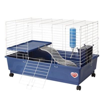 Kaytee My First Home Deluxe Guinea Pig 2-Level Cage with Wheels - 30