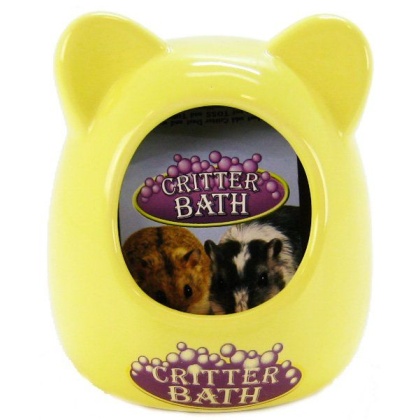 Kaytee Critter Bath - Ceramic - Assorted Colors - (3.5