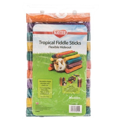 Kaytee Tropical Fiddle Sticks Flexible Hide Out - Medium (12\