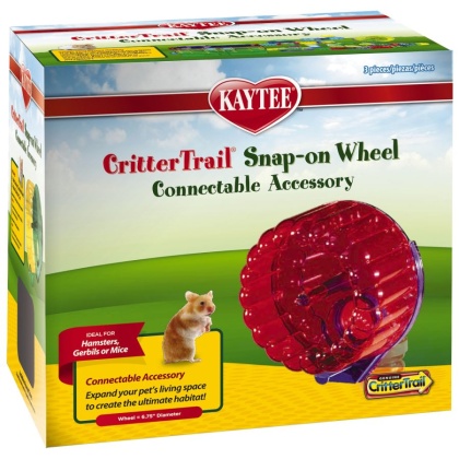 Kaytee CritterTrail Snap-On Comfort Wheel - 1 count