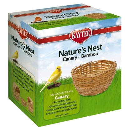 Kaytee Nature\'s Nest Bamboo Nest - Canary - 1 Pack - (4\